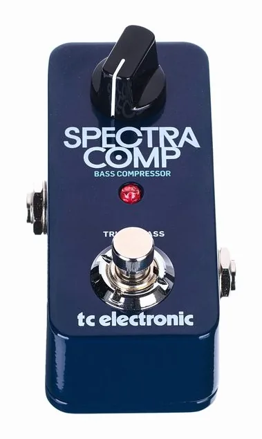 tc electronic SpectraComp Bass Compressor, manopole viste dall'alto