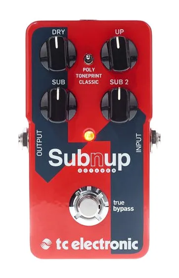 tc electronic Sub'N'Up Octaver, connettori sul retro dell'unita