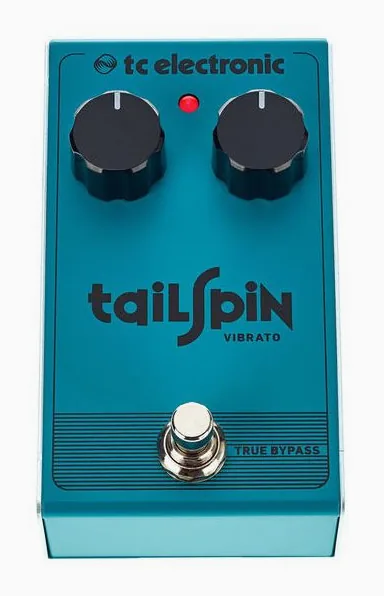 tc electronic Tailspin Vibrato, grafica del pannello superiore