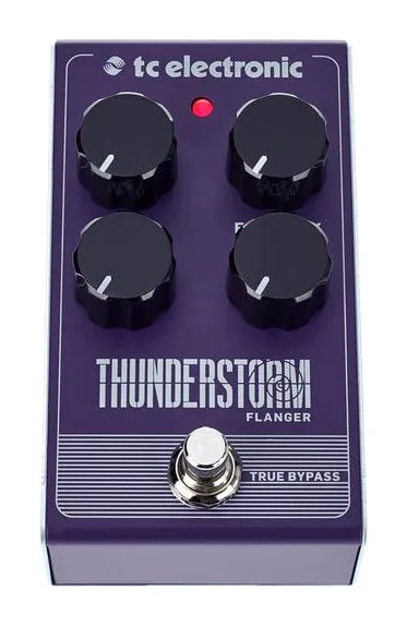 tc electronic Thunderstorm Flanger, led e interruttore a pedale