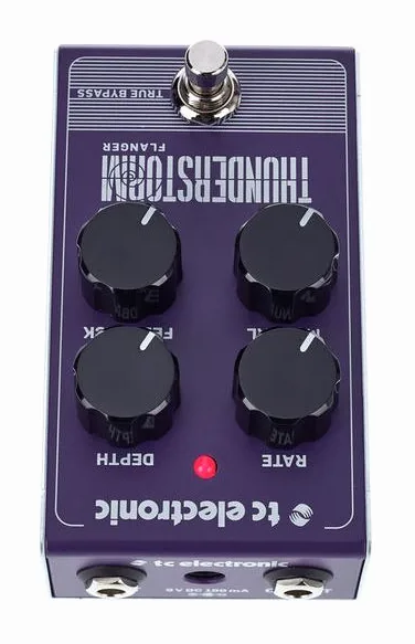 tc electronic Thunderstorm Flanger, ingressi e uscite laterali
