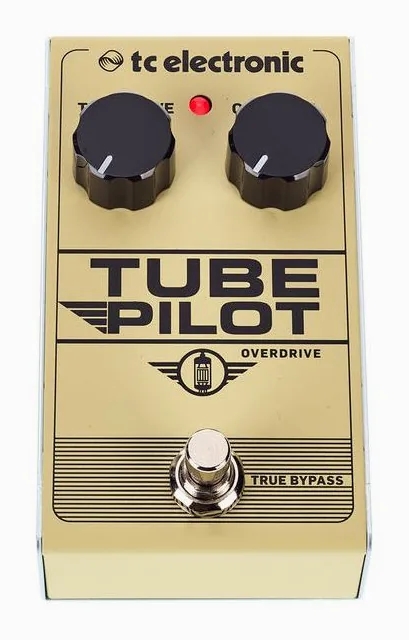 tc electronic Tube Pilot Overdrive, grafica del pannello superiore