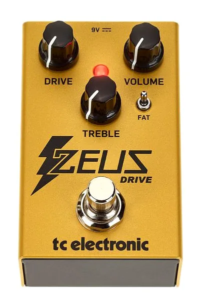 tc electronic Zeus Overdrive, ingressi e uscite laterali
