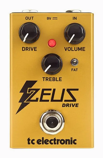 tc electronic Zeus Overdrive, ingressi e uscite laterali