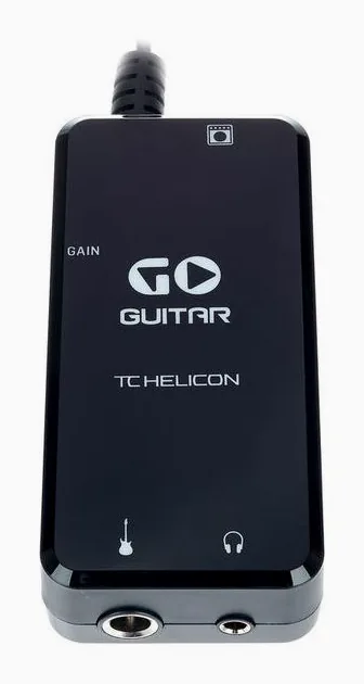 TC-Helicon GO GUITAR, pannello dei controlli in primo piano