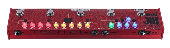 Tech 21 RK5 v3 Richie Kotzen Fly Rig, griglia dell'altoparlante