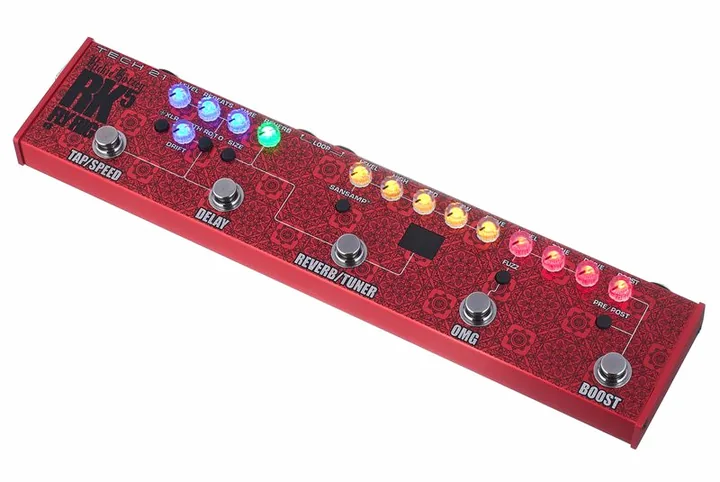 Tech 21 RK5 v3 Richie Kotzen Fly Rig visto di fronte