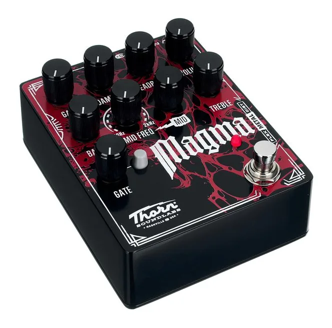 Thorn Magma - Flex Metal Distortion, led e interruttore a pedale