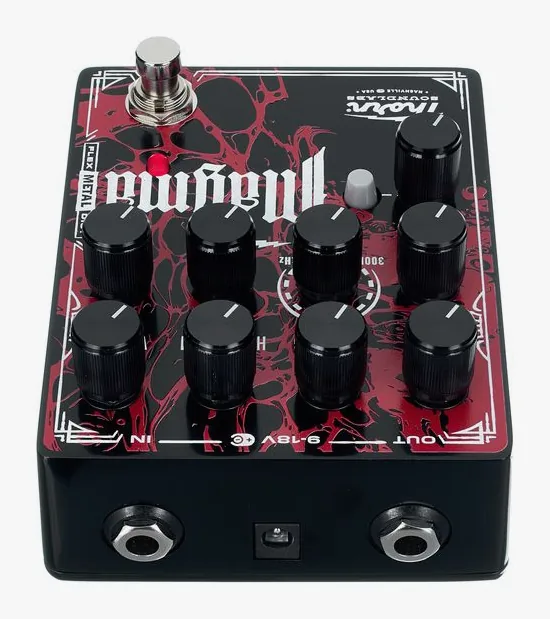 Thorn Magma - Flex Metal Distortion, grafica del pannello superiore