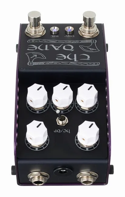 ThorpyFX The Dane MKII Overdrive/Boost, grafica del pannello superiore