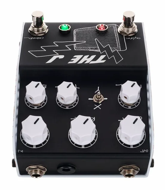 ThorpyFX The J Analog Amp Simulator, led e interruttore a pedale
