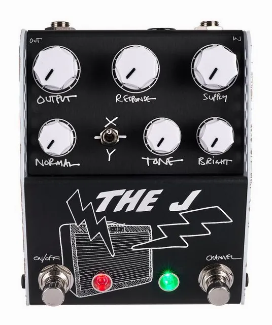 ThorpyFX The J Analog Amp Simulator, manopole viste dall'alto