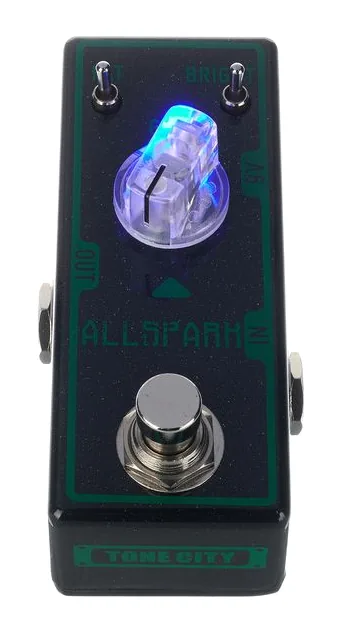Tone City All Spark - Boost, grafica del pannello superiore