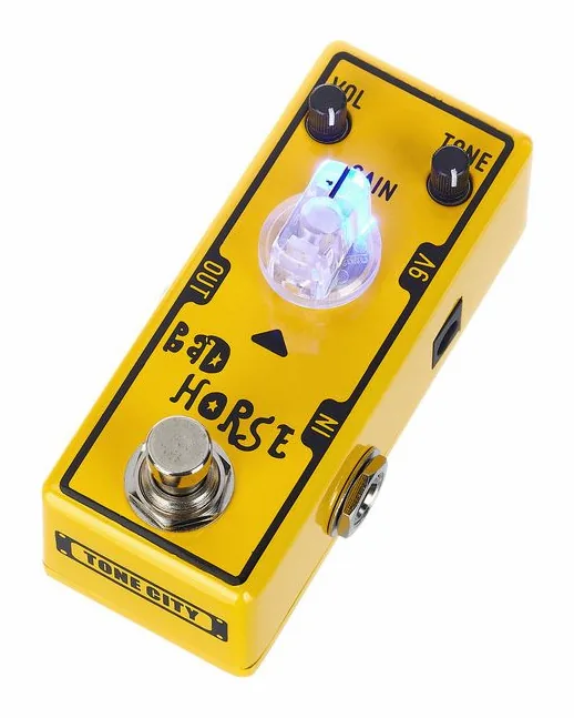 Tone City Bad Horse - Boost / Overdrive, ingressi e uscite laterali
