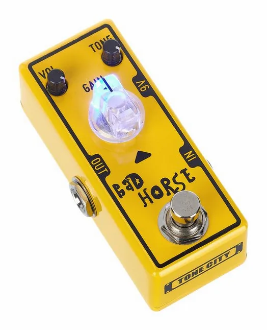 Tone City Bad Horse - Boost / Overdrive, grafica del pannello superiore