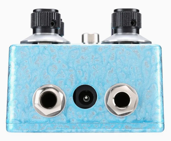 Tone City Blue Crystal Overdrive, connettori sul retro dell'unita