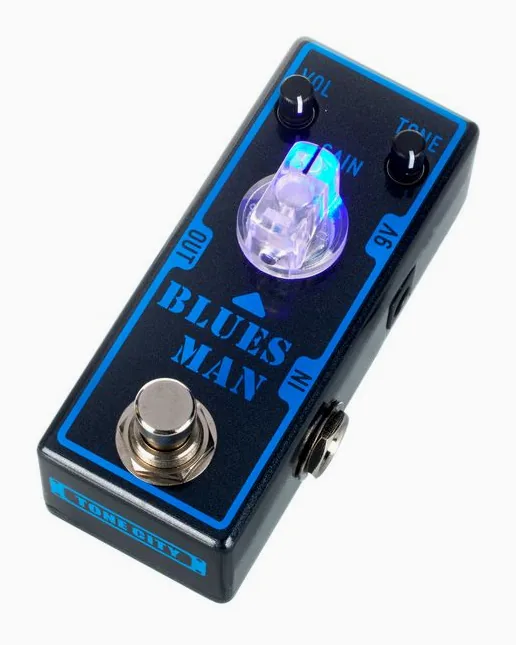 Tone City Blues Man - Low-Gain Overdrive fotografato frontalmente