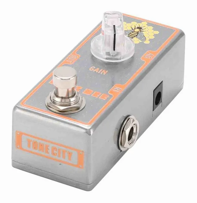 Tone City Buzz Bee Boost / Buffer in primo piano frontale