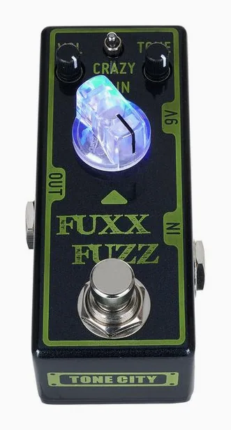 Tone City Fuxx Fuzz, grafica del pannello superiore