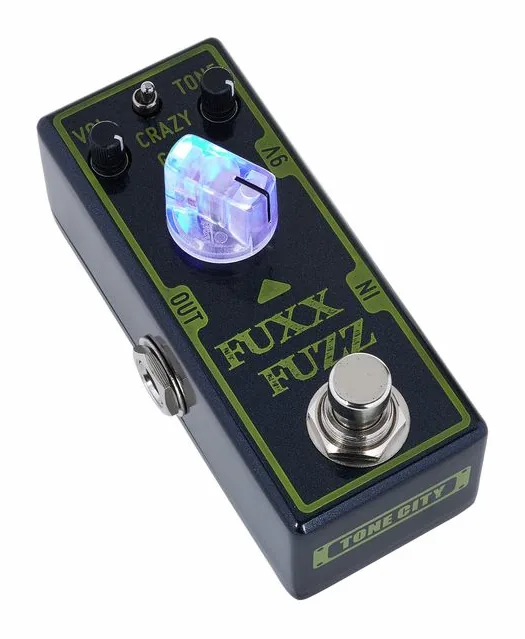 Tone City Fuxx Fuzz, connettori sul retro dell'unita