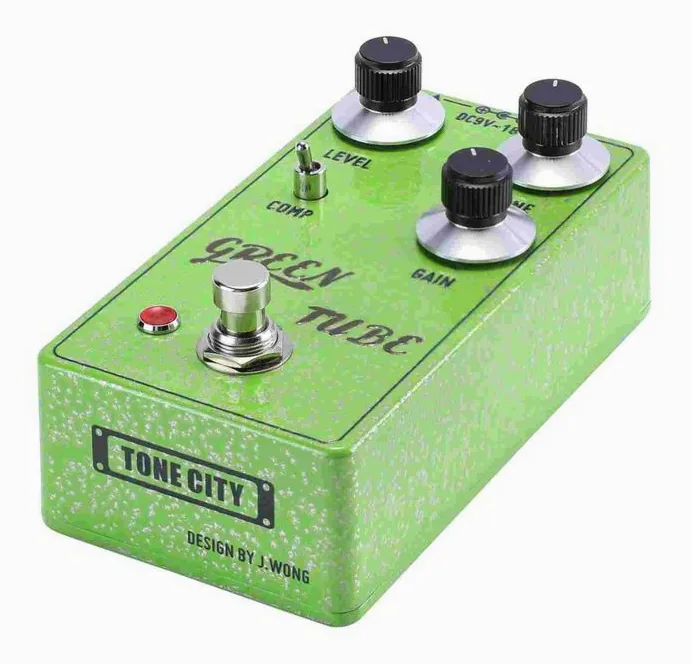 Tone City Green Tube Overdrive visto di fronte