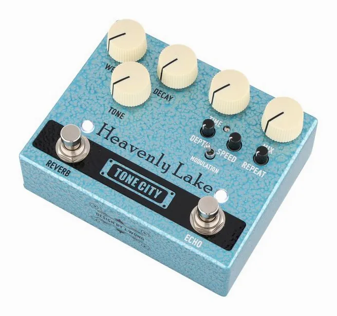 Tone City Heavenly Lake V2 Reverb / Echo visto di fronte