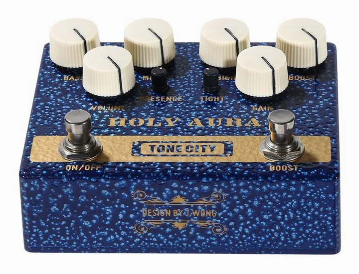 Tone City Holy Aura - Distortion / Boost, connettori sul retro dell'unita