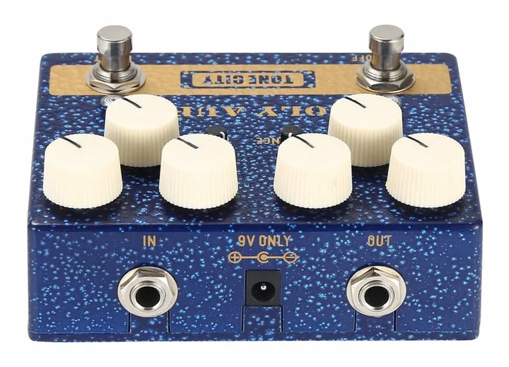 Tone City Holy Aura - Distortion / Boost, ingressi e uscite laterali
