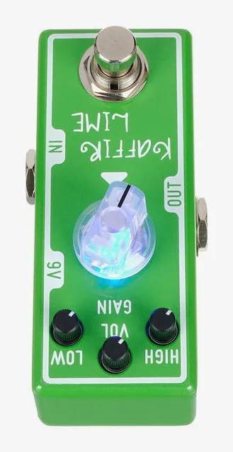 Tone City Kaffir Lime Boost / Overdrive, ingressi e uscite laterali