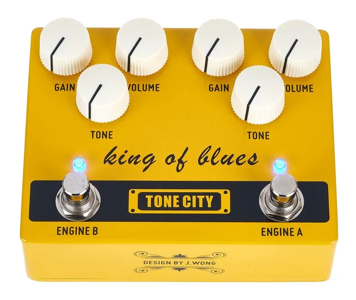 Tone City King Of Blues V2 - Overdrive, ingressi e uscite laterali