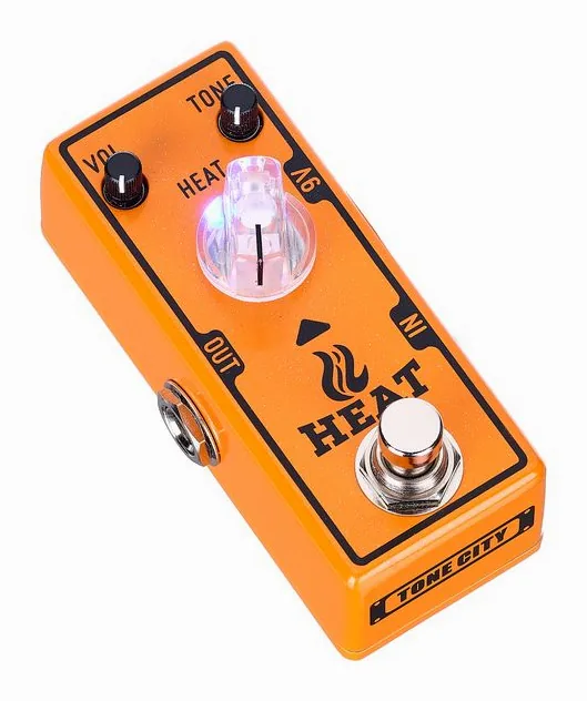 Tone City Lil Heat - Overdrive, led e interruttore a pedale