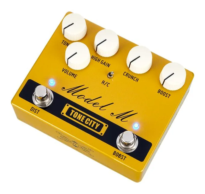 Tone City M V2 - Distortion / Amp-In-A-B, ingressi e uscite laterali