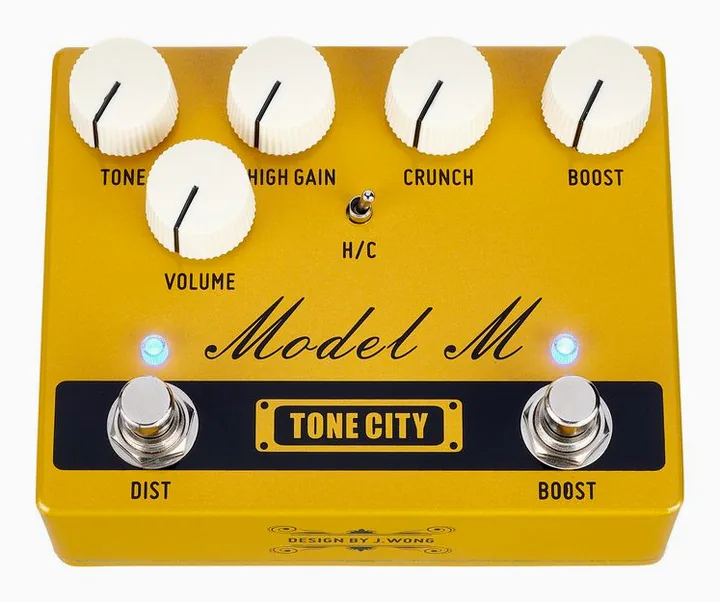 Tone City M V2 - Distortion / Amp-In-A-B, ingressi e uscite laterali