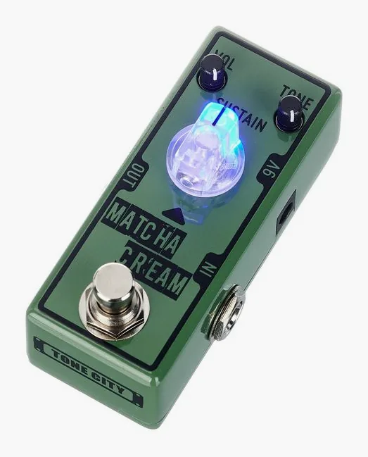 Tone City Matcha Cream - Fuzz, grafica del pannello superiore
