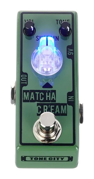 Tone City Matcha Cream - Fuzz, manopole viste dall'alto