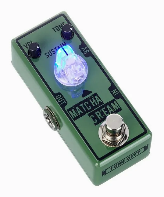 Tone City Matcha Cream - Fuzz, led e interruttore a pedale