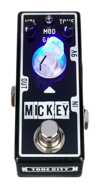 Tone City Mickey - Distortion, manopole viste dall'alto