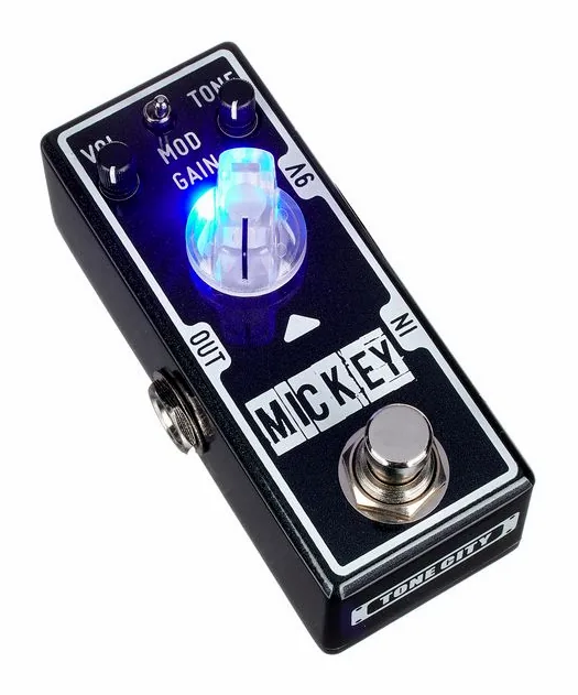 Tone City Mickey - Distortion, connettori sul retro dell'unita