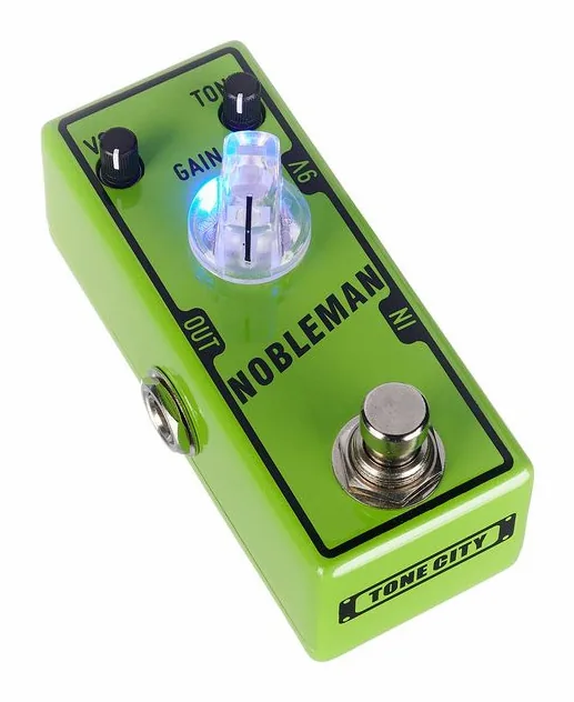 Tone City Nobleman - Overdrive, connettori sul retro dell'unita