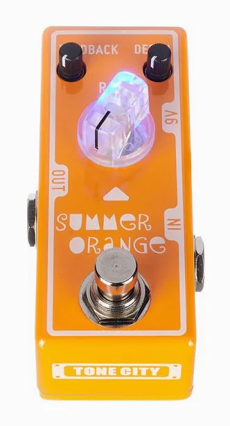 Tone City Summer Orange - Phaser, ingressi e uscite laterali
