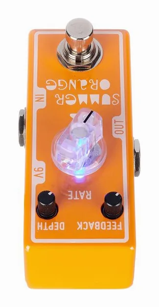 Tone City Summer Orange - Phaser, manopole viste dall'alto