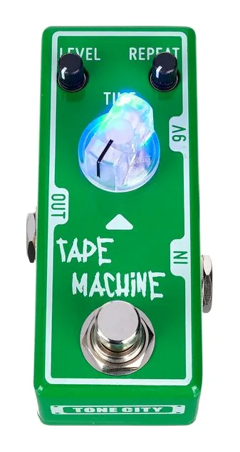 Tone City Tape Machine - Delay, led e interruttore a pedale