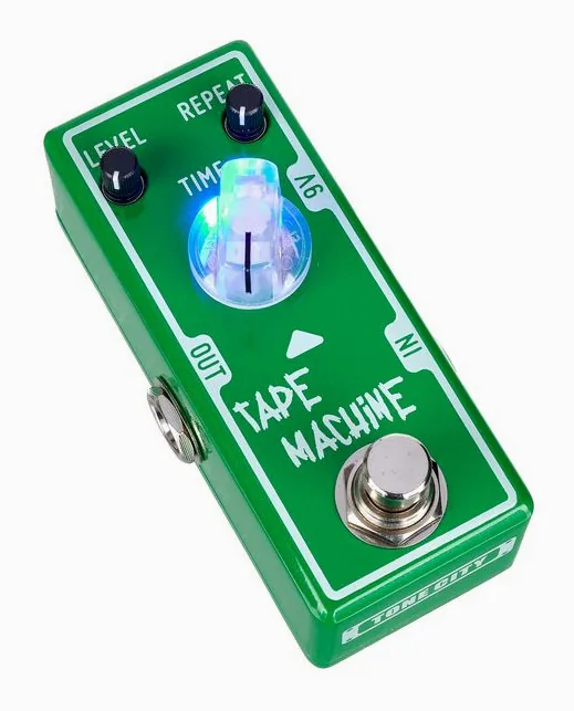 Tone City Tape Machine - Delay, ingressi e uscite laterali