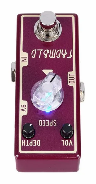 Tone City Tremble Tremolo, ingressi e uscite laterali