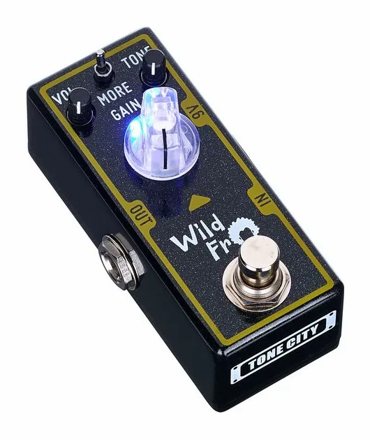 Tone City Wild Fro - Distortion, grafica del pannello superiore