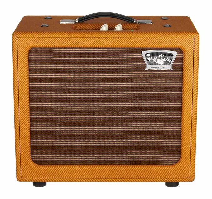 Tone King Gremlin Tweed, logo e finiture del pannello frontale