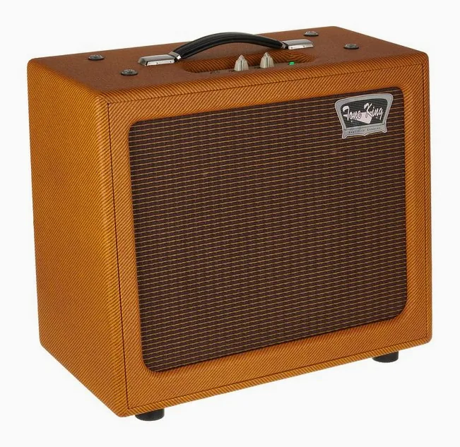 Tone King Gremlin Tweed, vista dall'alto della testata
