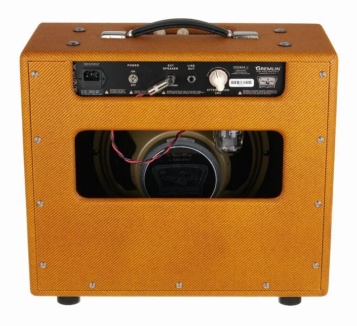 Tone King Gremlin Tweed, pannello dei controlli in primo piano