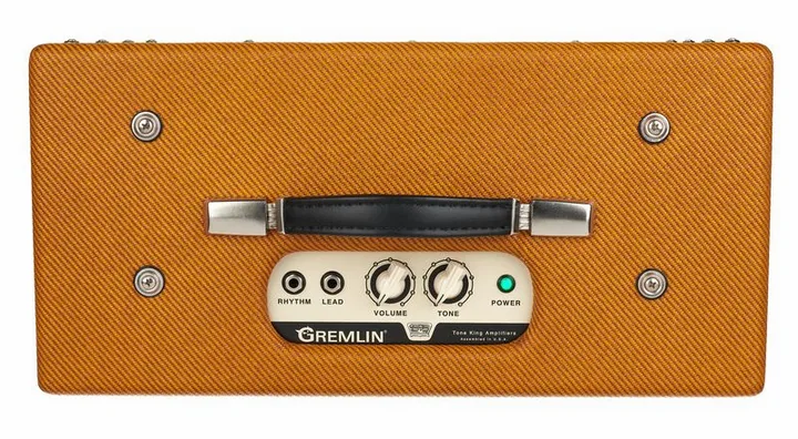 Tone King Gremlin Tweed, footswitch e ingressi sul retro