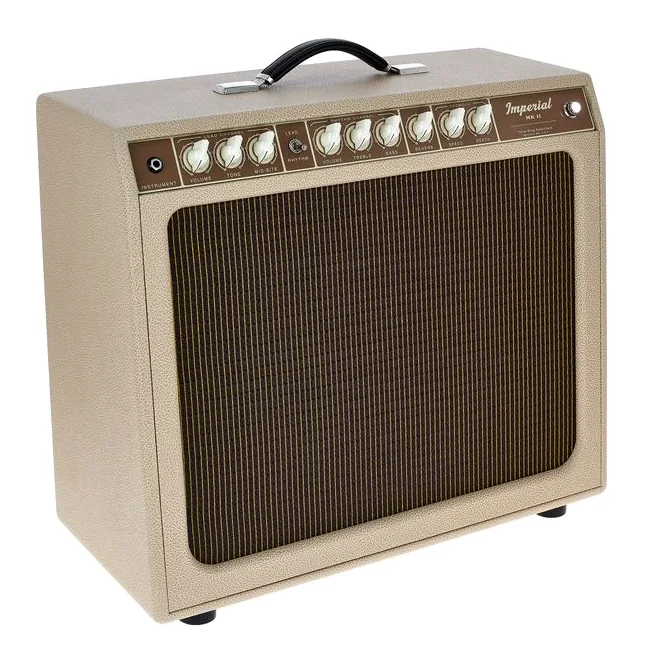Tone King Imperial Mk II CR, logo e finiture del pannello frontale